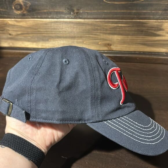 Minnesota Twins Baseball Cap Blue Red Adjustable Hat One Size - Picture 6 of 9